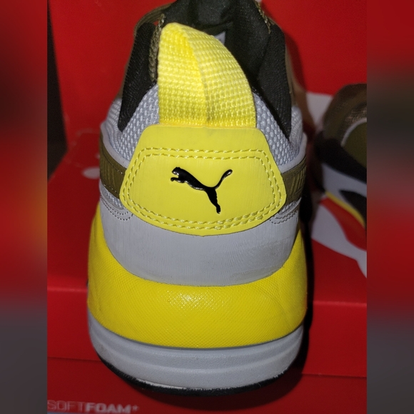 PUMA X-RAY Mesh Men's Sneakers in Dark Olive/High Rise - Picture 8 of 11